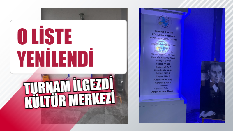 Turnam İlgezdi Kültür Merkezi’nin