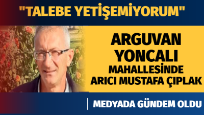Arguvan Yoncalı Mahallesinde arıcılık yapan