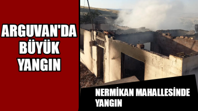 Arguvan Nermikan mahallesinde büyük bir
