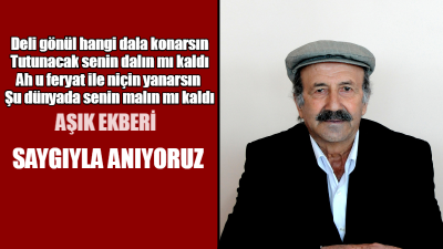 Arguvan'lı Halk Ozanı Aşık Ekberi
