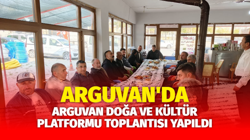 Arguvan Atmamlılar Derneğinde Arguvan Doğa