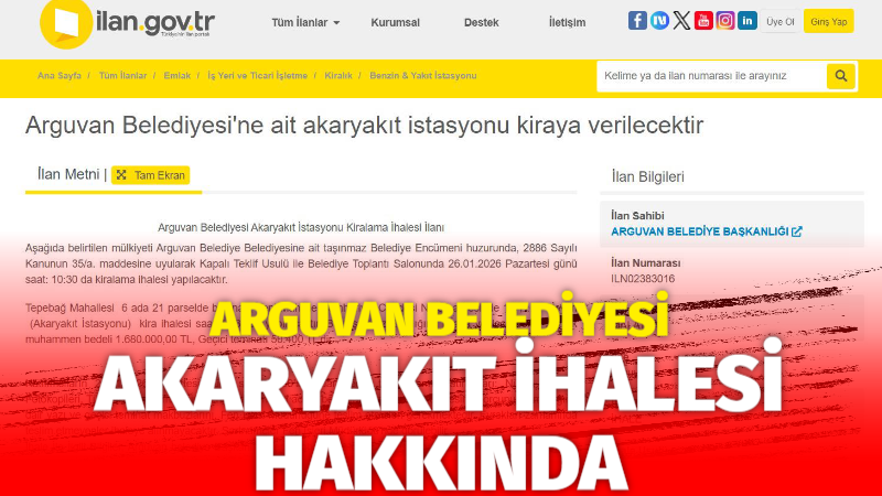 Arguvan Belediye Başkanı Ersoy Eren’nin